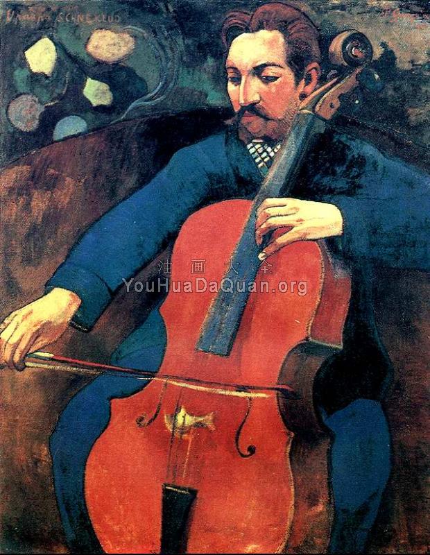 The Cellist - 保罗·高更